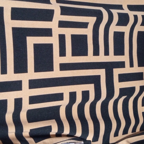 Shein__szM_Grometric Abstract Pattern Asymmetrical Dress - Picture 2 of 2